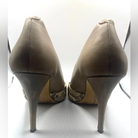 Vince Camuto Snakeskin Pumps - Picture 4 of 5